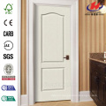 36 in. x 80 in. Smooth 2-Panel Eyebrow Top Painted Molded Single Prehung Interior Door